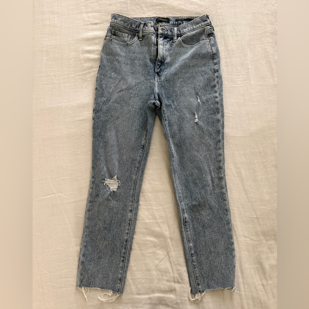 Banana Republic Women's High-ride Slim Fit in Gray